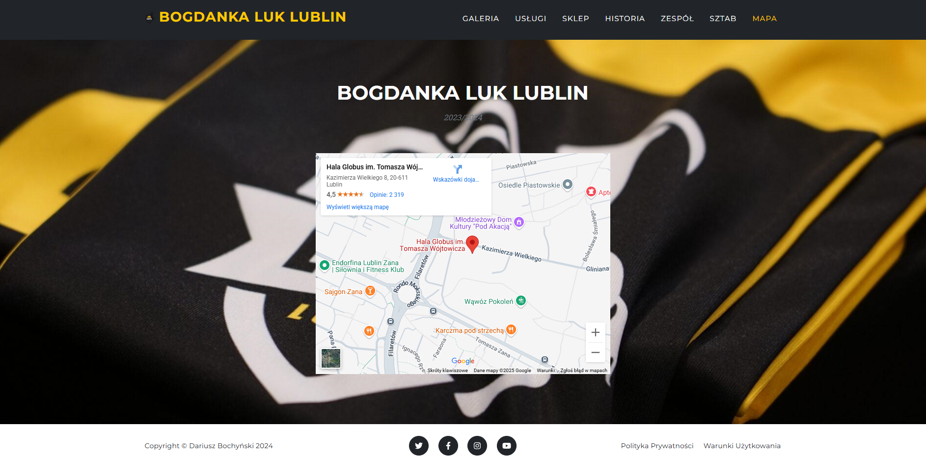 Strona klubu siatkarskiego